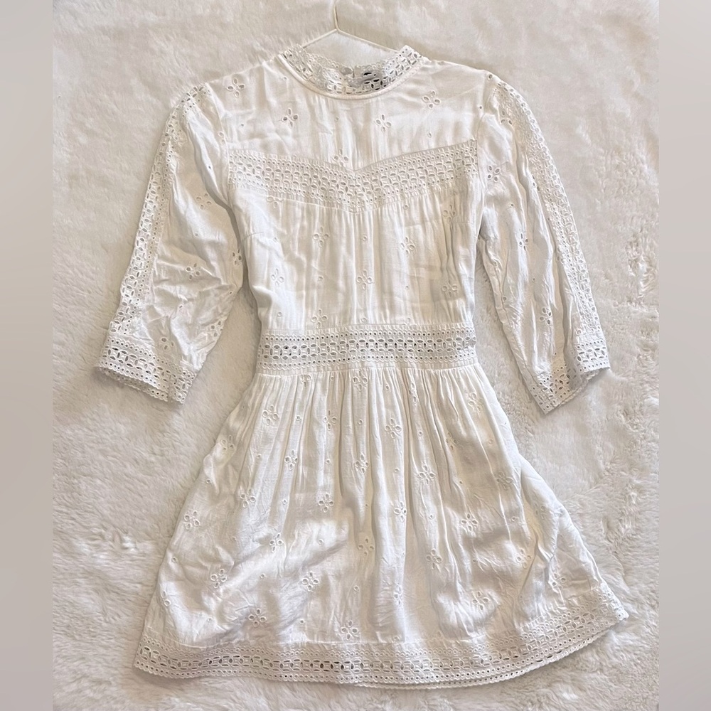 Abercrombie & Fitch Ivory White Summer Boho Style‎ Dress size S